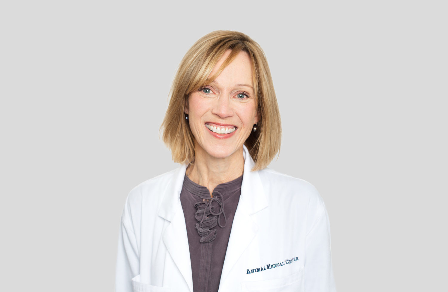 Dr. Katherine Quesenberry of the Animal Medical Center in New York City