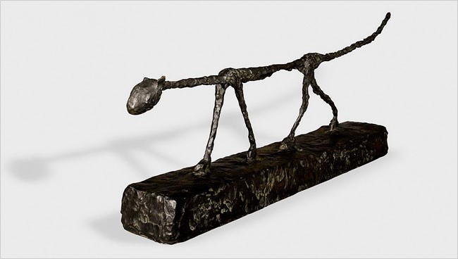 Alberto Giacometti's statue, The Cat
