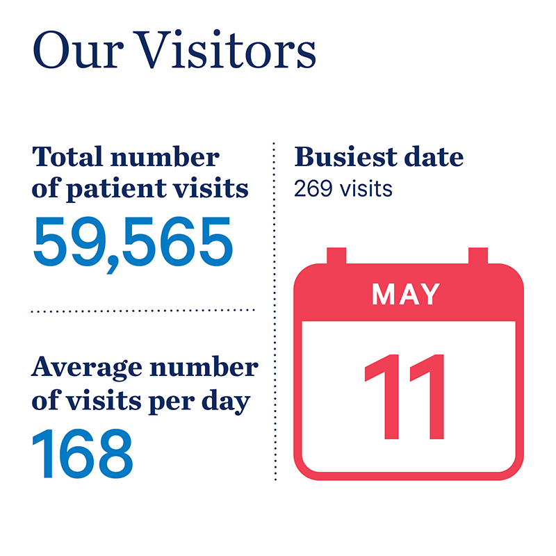 Total patient visits 59565